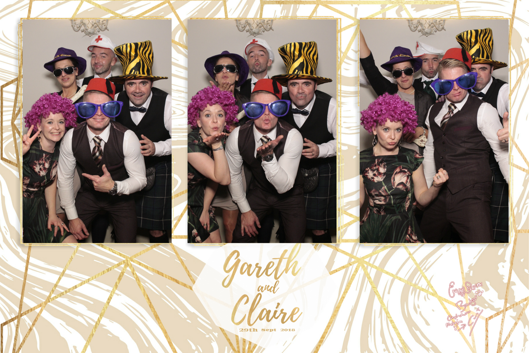 Claire & Gareth's Wedding | View more photos from the event at gallery.myphotoboothexperience.co.uk/u/MyPhotoBoothExperienceLtd/Claire-Gareths-Wedding